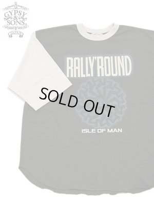 画像3: 【 GYPSY & SONS（ジプシー&サンズ） 】　プリント5分袖T-Shirts　[ TWO TONE 5/S TEE ] [ LARRY ] [ CHARCOAL x WHITE ] 【 メール便可 】