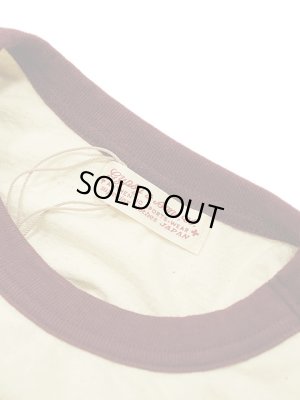 画像8: 【 GYPSY & SONS（ジプシー&サンズ） 】　プリント5分袖T-Shirts　[ TWO TONE 5/S TEE ] [ LARRY ] [ IVORY x BURGUNDY ] 【 メール便可 】