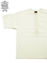 【 GYPSY & SONS（ジプシー&サンズ） 】　ヘンリーネックT-Shirts　[ CLASSIC BIB HENLEY TEE ] [ IVORY ] 【 メール便可 】