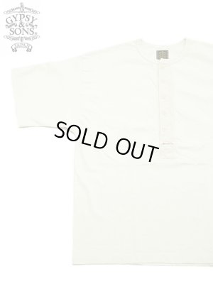 画像1: 【 GYPSY & SONS（ジプシー&サンズ） 】　ヘンリーネックT-Shirts　[ CLASSIC BIB HENLEY TEE ] [ IVORY ] 【 メール便可 】
