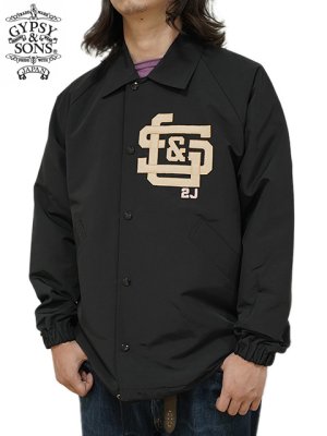 画像1: 【 GYPSY & SONS（ジプシー&サンズ） 】　V.M.C コーチジャケット　[ V.M.C 60/40 COACH JKT ] [ BLACK ] 