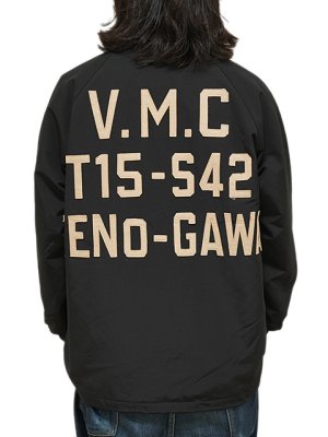画像2: 【 GYPSY & SONS（ジプシー&サンズ） 】　V.M.C コーチジャケット　[ V.M.C 60/40 COACH JKT ] [ BLACK ] 