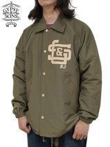 【 GYPSY & SONS（ジプシー&サンズ） 】　V.M.C コーチジャケット　[ V.M.C 60/40 COACH JKT ] [ KHAKI ] 