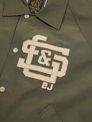 画像4: 【 GYPSY & SONS（ジプシー&サンズ） 】　V.M.C コーチジャケット　[ V.M.C 60/40 COACH JKT ] [ KHAKI ] 
