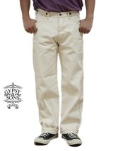 【 GYPSY & SONS（ジプシー&サンズ） 】 アーミーダックロガーパンツ　[ 15oz Army Duck Old Rogger Pants ] [ NATURAL ]