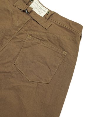 画像11: 【 GYPSY & SONS（ジプシー&サンズ） 】 アーミーダックロガーパンツ　[ 15oz Army Duck Old Rogger Pants ] [ BROWN ]