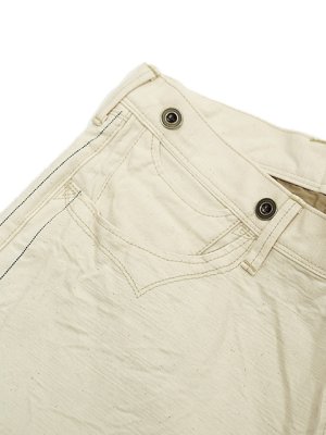 画像4: 【 GYPSY & SONS（ジプシー&サンズ） 】 アーミーダックロガーパンツ　[ 15oz Army Duck Old Rogger Pants ] [ NATURAL ]