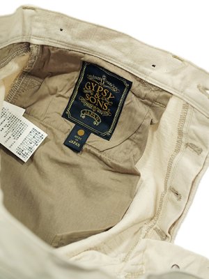 画像6: 【 GYPSY & SONS（ジプシー&サンズ） 】 アーミーダックロガーパンツ　[ 15oz Army Duck Old Rogger Pants ] [ NATURAL ]