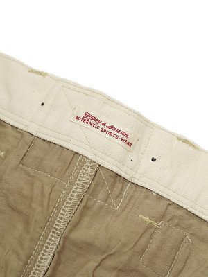画像8: 【 GYPSY & SONS（ジプシー&サンズ） 】 アーミーダックロガーパンツ　[ 15oz Army Duck Old Rogger Pants ] [ NATURAL ]