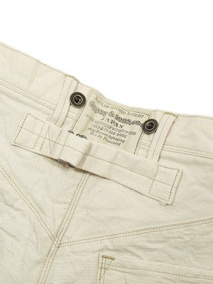 画像9: 【 GYPSY & SONS（ジプシー&サンズ） 】 アーミーダックロガーパンツ　[ 15oz Army Duck Old Rogger Pants ] [ NATURAL ]