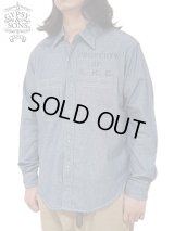 【 GYPSY & SONS（ジプシー&サンズ） 】　シャンブレーワークシャツ 　[ 5oz CHAMBRAY WORK SHIRTS ] [ BLUE ] [ One Wash ]