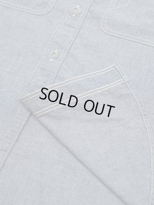 画像6: 【 GYPSY & SONS（ジプシー&サンズ） 】　シャンブレーワークシャツ 　[ 5oz CHAMBRAY WORK SHIRTS ] [ BLUE ] [ One Wash ]