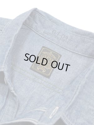 画像9: 【 GYPSY & SONS（ジプシー&サンズ） 】　シャンブレーワークシャツ 　[ 5oz CHAMBRAY WORK SHIRTS ] [ BLUE ] [ One Wash ]