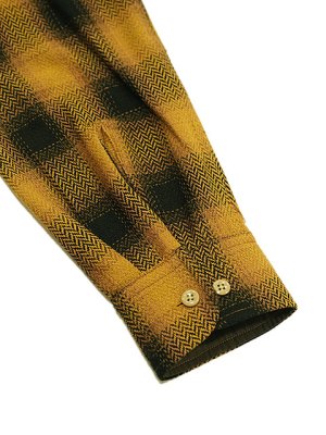 画像5: 【 GYPSY & SONS（ジプシー&サンズ） 】　オンブレーチェックシャツ 　[ HERRINGBONE OMBRE CHECK SHIRTS ] [ GOLD ]