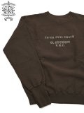 【 GYPSY & SONS（ジプシー&サンズ） 】　ダービースウェット　[ 80 DERBY SWEAT ] [ STENCIL ] [ BROWN/CHARCOAL ] 