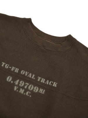 画像3: 【 GYPSY & SONS（ジプシー&サンズ） 】　ダービースウェット　[ 80 DERBY SWEAT ] [ STENCIL ] [ BROWN/CHARCOAL ] 