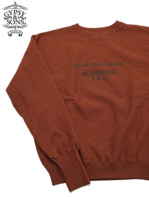 画像3: 【 GYPSY & SONS（ジプシー&サンズ） 】　ダービースウェット　[ 80 DERBY SWEAT ] [ STENCIL ] [ RED ] 