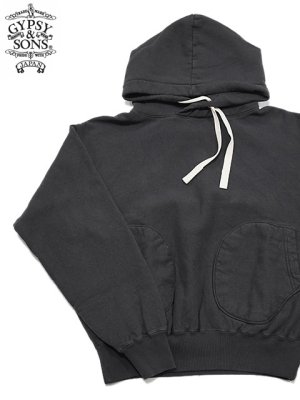 画像1: 【 GYPSY & SONS（ジプシー&サンズ） 】　ハチマル スウェット フーディ　[ 80 SWEAT HOODIE ][ BLACK] 
