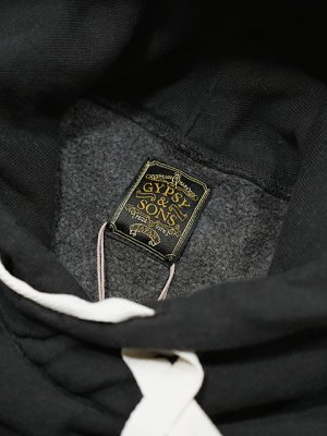 画像7: 【 GYPSY & SONS（ジプシー&サンズ） 】　ハチマル スウェット フーディ　[ 80 SWEAT HOODIE ][ BLACK] 