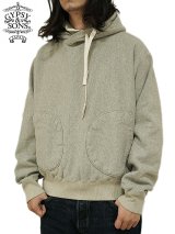 【 GYPSY & SONS（ジプシー&サンズ） 】　ハチマル スウェット フーディ　[ 80 SWEAT HOODIE ][ GRAY ] 