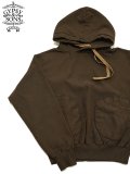 【 GYPSY & SONS（ジプシー&サンズ） 】　ハチマル スウェット フーディ　[ 80 SWEAT HOODIE ][ BROWN CHARCOAL] 