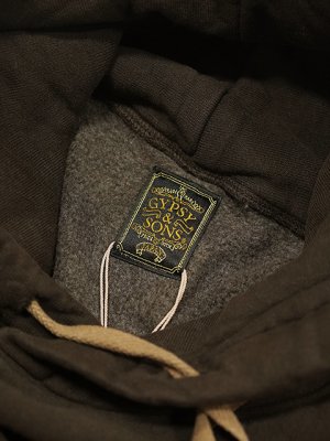画像10: 【 GYPSY & SONS（ジプシー&サンズ） 】　スウェットフーディー　[ 80 SWEAT HOODIE ] [ MCAA ] [ BROWN/CHARCOAL ] 