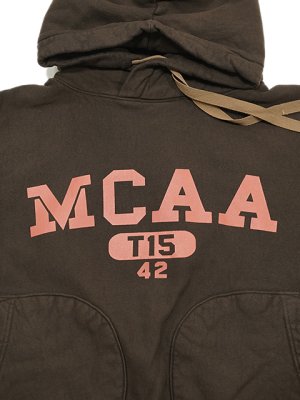 画像6: 【 GYPSY & SONS（ジプシー&サンズ） 】　スウェットフーディー　[ 80 SWEAT HOODIE ] [ MCAA ] [ BROWN/CHARCOAL ] 