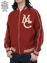 【 GYPSY & SONS（ジプシー&サンズ） 】　スタジアムジャケット　[ CHEER STADIUM JKT ] [ RED ] 