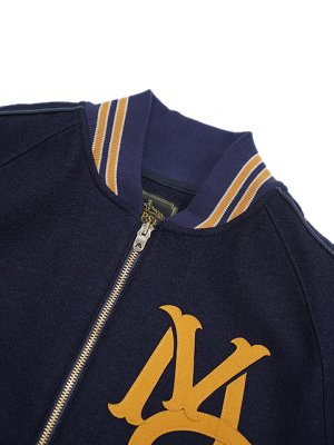 画像3: 【 GYPSY & SONS（ジプシー&サンズ） 】　スタジアムジャケット　[ CHEER STADIUM JKT ] [ NAVY ] 