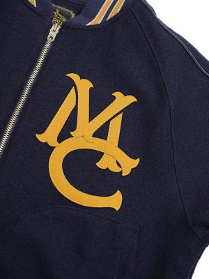 画像4: 【 GYPSY & SONS（ジプシー&サンズ） 】　スタジアムジャケット　[ CHEER STADIUM JKT ] [ NAVY ] 