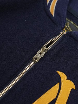 画像7: 【 GYPSY & SONS（ジプシー&サンズ） 】　スタジアムジャケット　[ CHEER STADIUM JKT ] [ NAVY ] 