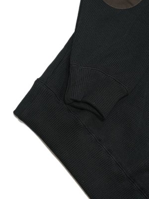 画像5: 【 GYPSY & SONS（ジプシー&サンズ） 】　エルボー パッチ ニット ソー　[ ELBOW PATCH KNIT SEW ] [ BLACK ] 