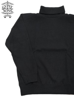 画像1: 【 GYPSY & SONS（ジプシー&サンズ） 】　ダブルフェイスタートル　[ DOUBLE FACE TURTLE ] [ BLACK ] 