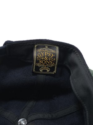 画像8: 【 GYPSY & SONS（ジプシー&サンズ） 】　ウールキャップ　[ WOOL CAP BROWNIE CAPS ] [ NAVY ] 【 メール便可 】