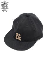 【 GYPSY & SONS（ジプシー&サンズ） 】　ウールキャップ　[ WOOL CAP BROWNIE CAPS ] [ BLACK ] 【 メール便可 】
