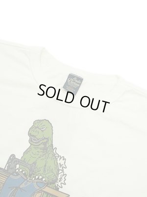 画像4: 【 STUDIO D'ARTISAN（ステュディオダルチザン） 】 ゴジラコラボTシャツ [ GODZILLA SEWING JEANS ] [ WHITE ] 【 メール便可 】