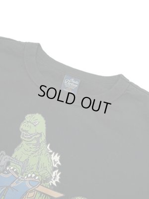 画像3: 【 STUDIO D'ARTISAN（ステュディオダルチザン） 】 ゴジラコラボTシャツ [ GODZILLA SEWING JEANS ] [ BLACK ] 【 メール便可 】
