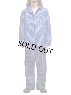 画像10: 【 HEAD LIGHT（ヘッドライト） 】 【 9oz. 】 ウォバッシュストライプワークコート [ WABASH STRIPE WORK COAT  ] [ 実名復刻モデル ]