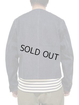 画像2: 【 HEAD LIGHT（ヘッドライト） 】　10oz. BLUE DENIM VEST (FULL SLEEVES) [ 実名復刻モデル ]