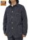 画像1: 【 HEAD LIGHT（ヘッドライト） 】 【 8oz. 】 SPECIAL WOOVEN STRIPE DENIM WORK COAT インディゴストライプワークコート [ 実名復刻モデル ] (1)