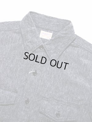 画像3: 【 HEAD LIGHT（ヘッドライト） 】　長袖チェーン刺繍カスタム杢シャンブレーワークシャツ　[ Covert Work Shirt ]