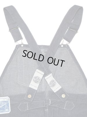画像9: 【 HEAD LIGHT（ヘッドライト） 】 【 9.5oz. 】 デニムオーバーオール [ BLUE DENIM LOW BACK OVERALLS ] [ 実名復刻モデル ]