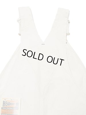 画像4: 【 HEAD LIGHT（ヘッドライト） 】　【 9oz. 】オフツイルオーバーオール　[ 9oz. White Boat Sail Drill Overalls ]