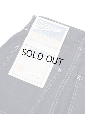 画像11: 【 HEAD LIGHT（ヘッドライト） 】 10oz. BLUE DENIM DOUBLE FRONT DUNGAREES [ 実名復刻 ]
