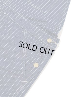 画像6: 【 HEAD LIGHT（ヘッドライト） 】 【 9oz. 】 ウォバッシュストライプオーバーオール [ WABASH STRIPE LOW BACK OVERALLS ] [ 実名復刻モデル ]