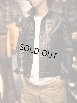 画像20: 【 LUA×Y'2 LEATHER（ルア×ワイツーレザー） 】 　Lua別注ホースハイド Gジャン ( 1st 大戦モデル ) [ 丘染めホースライト（茶芯） ]　[ Lot.16 ]