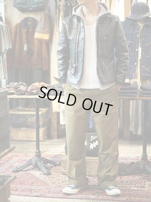 画像23: 【 LUA×Y'2 LEATHER（ルア×ワイツーレザー） 】 　Lua別注ホースハイド Gジャン ( 1st 大戦モデル ) [ 丘染めホースライト（茶芯） ]　[ Lot.16 ]