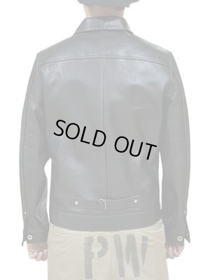 画像3: 【 LUA×Y'2 LEATHER（ルア×ワイツーレザー） 】 　Lua別注ホースハイド Gジャン ( 1st 大戦モデル ) [ 丘染めホースライト（茶芯） ]　[ Lot.16 ]