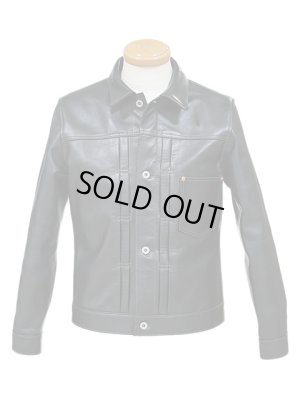 画像4: 【 LUA×Y'2 LEATHER（ルア×ワイツーレザー） 】 　Lua別注ホースハイド Gジャン ( 1st 大戦モデル ) [ 丘染めホースライト（茶芯） ]　[ Lot.16 ]