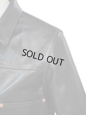 画像7: 【 LUA×Y'2 LEATHER（ルア×ワイツーレザー） 】 　Lua別注ホースハイド Gジャン ( 1st 大戦モデル ) [ 丘染めホースライト（茶芯） ]　[ Lot.16 ]